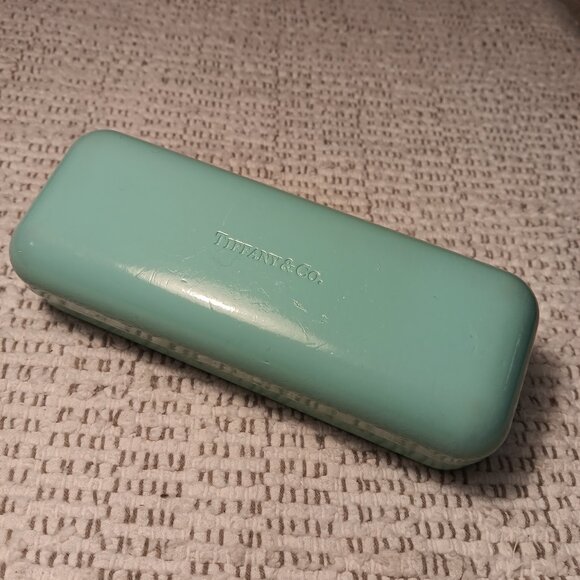 Tiffany & Co. hard shell hinged eyeglasses case - Picture 1 of 13